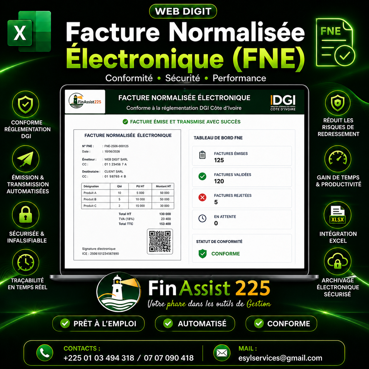 Découvrez notre nouveauté : Maîtriser la Facture Normalisée Électronique (FNE) en Côte d'Ivoire